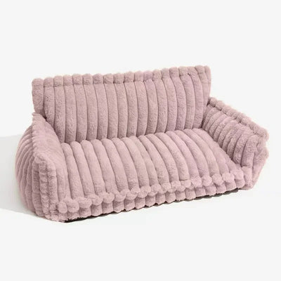 Stor ortopedisk & tvättbar hundbädd i fluffig design – med Stöd och Komfort