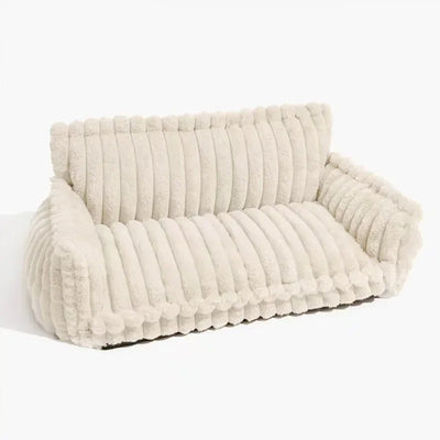Stor ortopedisk & tvättbar hundbädd i fluffig design – med Stöd och Komfort