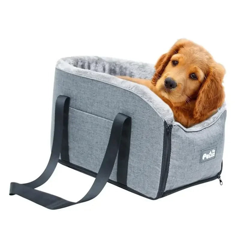 Lyxig Hund- & Kattbilstol – Mjuk Komfort &