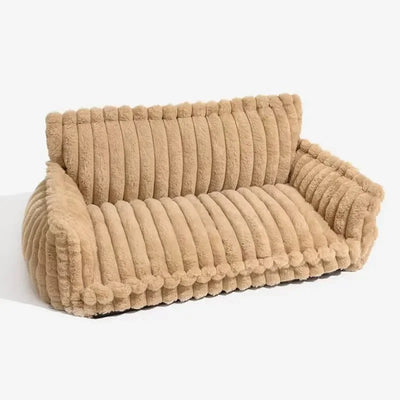 Stor ortopedisk & tvättbar hundbädd i fluffig design – med Stöd och Komfort